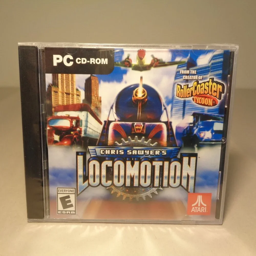 LOCOMOTION Chris Sawyer's New PC CD-ROM Video Game Atari